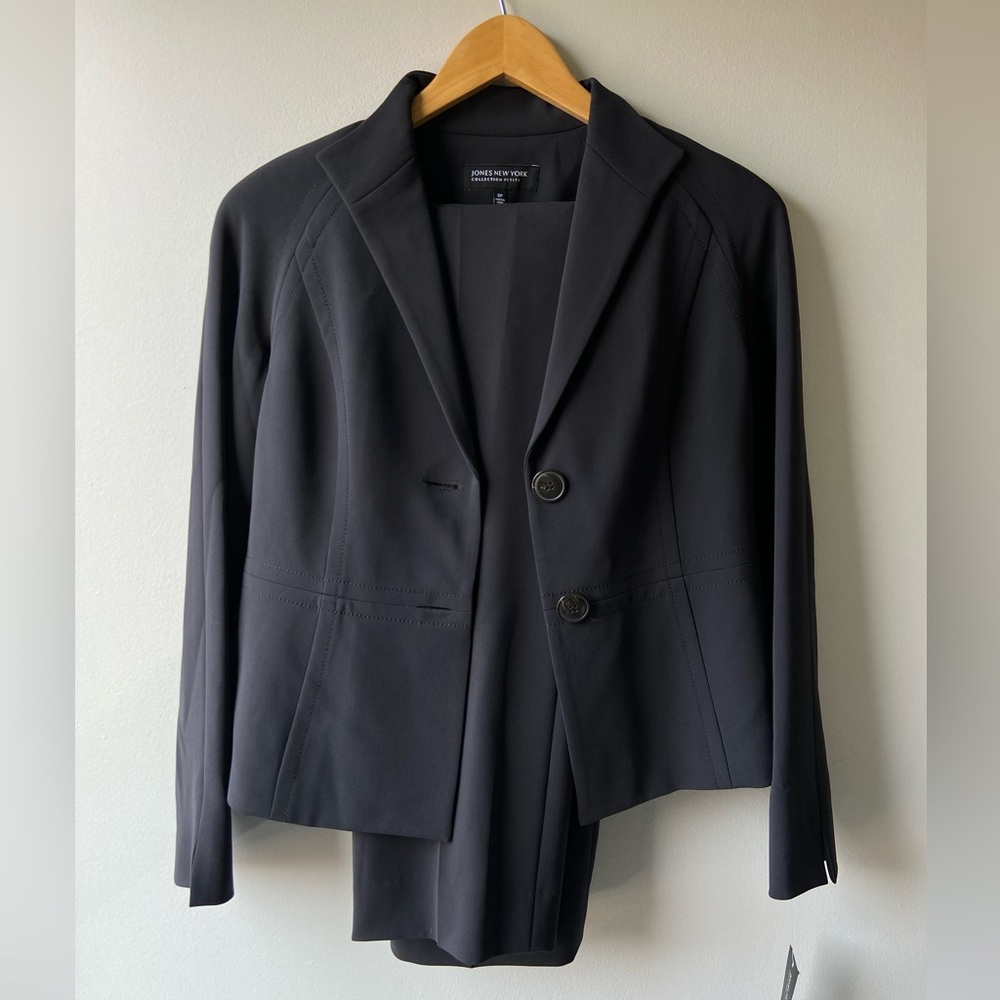 Jones New York black suit set